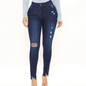 Fashion Nova Ripped Skinny Jeans